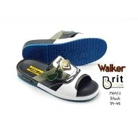 ราคา Walker M4912 รองเท้าแตะหนังผู้ชาย รองเท้าหนังแท้ (174882417)