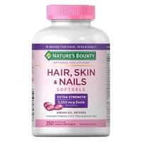 ราคา Hair skin nail วิตามิน ผม เล็บ ผิว ขนาด 250 เม็ด ของแท้ Exp 06 2026 (23067745803)