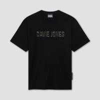 ราคา DAVIE JONES เสื้อยืด Logo Oversized Fit T Shirt LG0145 สีขาว ดำ กรม (24878585828)
