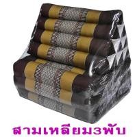 ราคา หมอนสามเหลี่ยม10ช่องพร้อมเบาะ 3พับกว้าง50ซมxยาว167ซมxสูง32ซม หนา7 8ซม (14096152665)