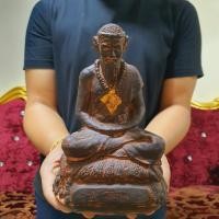 ราคา ปู่ฤาษีพระพิราพ บำเพ็ญภาวนา สีแดงหินศิลา สร้างจากหินศิลาแลง มีเสน่ห์มนต์ขรัง หน้าตัก5นิ้ว สูง20ซม หนักมากๆ (10619768495)