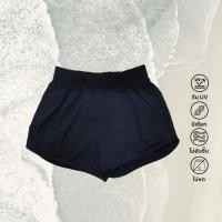 ราคา APPEAL Holidays Shorts กางเกงว่ายน้ำสีพื้น กางเกงว่ายน้ำขาสั้น สำหรับผู้หญิง ข้างในมีกางเกงขาสั้น 2 ชั้น ใส่ง่ายและสบาย กางเกง P063 (23618727293)