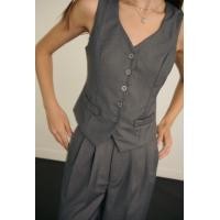 ราคา STUDIO UNKNOWN Nori Vest เสื้อกั้ก (23688212205)