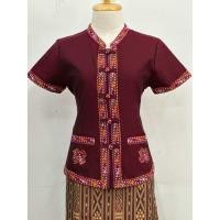 ราคา เสื้อภูไท กาฬสินธุ์ ผู้หญิงลายแถบ (21407848433)
