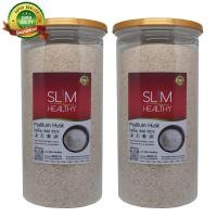ราคา ไซเลี่ยมฮัสค์ 400 กรัม x 2 กระปุก Organic Psyllium Husk ผงไซเลี่ยมฮัสก์ ไซเลี่ยมฮักส์ ไซเลี่ยมฮัก ตรา Slim Healthy (23186780396)