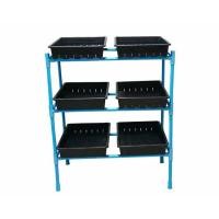 ราคา ชั้นวางถาดเพาะต้นอ่อนทานตะวัน ชั้นวางถาดปลูกต้นไม้ จากท่อ PVC วางได้ 6 9 ถาด (22443576903)