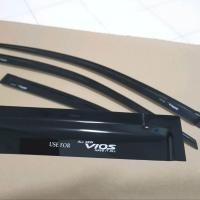 ราคา กันสาด คิ้วกันสาด toyota vios สีดำ ใส่ปี 2008 2012 ใส่ปี 2013 2021 และปี 2022 2026 (21380470276)