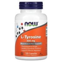 ราคา ลอตใหม่ Exp 05 2028 NOW Foods L Tyrosine 500 mg 120 Capsules (23862648198)
