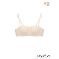 ราคา Sabina NEW BRALESS 2025 เสื้อชั้นในเกาะอก ไร้ตะเข็บ ไร้โครง รหัส SBQ24001 (24540847673)