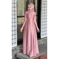 ราคา ชุดพร้อมผ้าคลุม ชุดอิสลามหญิงใส่ออกงาน ต่าง ๆ รุ่นอันนา เดรสมุสลิมทรงทวิต ใส่รายอ ชุดนิกะห์ ชุดแต่งงาน เดรสเพื่อนเจ้าสาว เนื้อผ้าซาร่า แต่งกระดุม (22513212084)