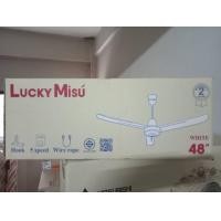 ราคา LUCKY MISU พัดลมเพดาน พัดลมลัคกี้มิตซู 48 นิ้ว 56 นิ้ว สีขาว สีดำ สีเขียว รับประกันมอเตอร์ 2 ปี มาตรฐาน มอก (22880735446)