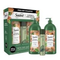 ราคา นำเข้า แชมพู ครีมนวดผม Suave Almond Shea Butter Moisturizing Holiday Gift ราคา 990 บาท (12676692698)
