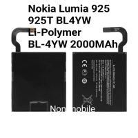 ราคา แบตเตอรี่แท้ Nokia Lumia 925 925T BL4YW Li Polymer BL 4YW 2000MAh (17208017265)