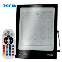 ราคา Floodlight LED RGB ไฟสปอร์ตไลท์ 30W 50W 100W 200W 220V IP66 กันน้ำได้ ปรับสีได้ พร้อมรีโมท ทนแดดทนฝน แสงสีสันสด (15930473701)