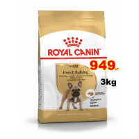 ราคา Royal canin French Bull dog Adult 3kg สุนัขโตพันธุ์เฟรนบลูด็อก อายุ 1ปีขึ้นไป Exp 04 2026 (18513283221)