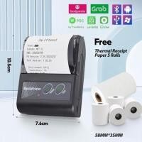 ราคา เครื่องพิมพ์ใบเสร็จ ไร้สาย Bluetooth เครื่องปริ้นพกพา แบบไม่ใช้หมึก Xprinter เครื่องพิมพ์ใบเสร็จรับเงิน สลิป ระบบ POS 58mm (24726383129)