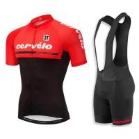 ราคา ผู้ชายฤดูร้อน cervelo 3T ขี่จักรยานย์เสื้อด้านบนและ bibshorts (690006286)