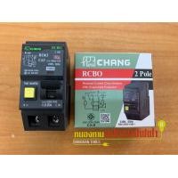 ราคา Chang RCBO 2P 63A เมนเบรกเกอร์กันดูด 2 สาย ตราช้าง (10023768327)
