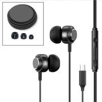 ราคา USB C Headphones Wired Earphones for iPhone 16 15 Type C Wired Earbuds with HiFi Stereo Sound Mic Volume Control for iPhone Samsung Galaxy Tablets PCs Includes Hard Shell Carrying Case Earmuffs (23973