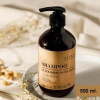 ราคา Herbal Ground แชมพูข้าวก่ำน้ำผึ้ง ลดผมร่วง ลดผมหงอก ลดรังแค กระตุ้นผมงอกใหม่ แก้ปัญหาหนังศีรษะ (24697082647)