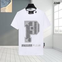 ราคา Philipp Plein เสื้อยืดแขนสั้นผ้าคอตตอนพิมพ์ลายตัวอักษรติดเพชรแบรนด์คุณภาพสูงเสื้อยืด PP เสื้อยืดสุดเท่ (22893342498)