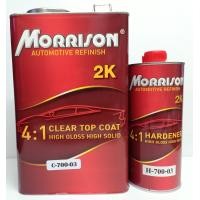 ราคา แลคเกอร์2k แลคเกอร์ แลคเกอร์เคลือบรถยนต์ แลคเกอร์เคลือบเงารถ แลคเกอร์มอริสัน Morrison 2K 4 1 HIGH GLOSS CLEAR TOP COAT เนื้อ 3 5 ลิตร ฮาร์ด 1 ลิตร (5971222128)