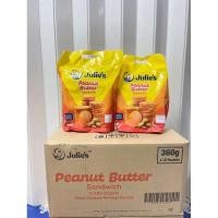 ราคา พร้อมส่ง ยกลัง บิสกิตเนยถั่ว ห่อใหญ่ 1 ลัง มี 12 ห่อใหญ่ ขนาด 360 กรัม ตรา Julie s ราคาสุดคุ้ม (21626573061)