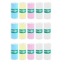 ราคา 15 Rolls Thermal Sticker Paper for Mini Printer Sticker Maker 9 Colored and 6 White Mini Printer Sticker Paper (24646828953)