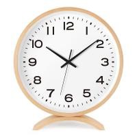 ราคา นาฬิกาตั้งโต๊ะสไตล์ญี่ปุ่นแบบเรียบง่าย ทำจากไม้แท้ รูปแบบนาฬิกาตั้งโต๊ะแบบสร้างสรรค์ สไตล์ครีม หัวเข็มขัดแบบเคลื่อนที่ (24666390904)