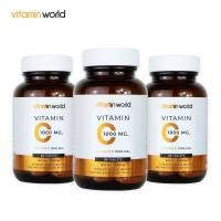 ราคา แพ็ค 3 ขวด วิตามินซี 1000 มก วิตามินเวิลด์ Vitamin C 1000 mg Vitamin World วิตามินซี1000 Vitamin C วิตซี VitC วิตซี1000 VitC1000mg (20541290610)