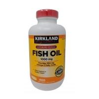 ราคา Kirkland signature Fish Oil 1000mg 400 เม็ด (24462853113)