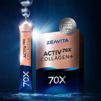 ราคา ZEAVITA ACTIV70X COLLAGEN PLUS 30 ซอง กล่อง คอลลาเจน พลัส ไดเปปไทด์ เข้มข้นขึ้น 70 เท่า (21191694961)