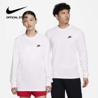 ราคา Nike Mens Sportswear Club Tee White ไนกี้ เสื้อยืดแขนยาวผู้ชาย Sportswear สีขาว (24538957528)