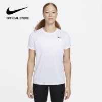 ราคา Nike Dri FIT Womens Legend Short Sleeve Training Top White (17224585076)