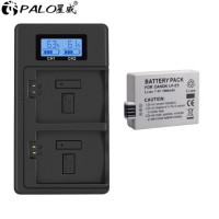 ราคา แบตเตอรี่ CITYORK LPE5 LP E5 LP E5 1800mAh เครื่องชาร์จ LCD USB คู่สำหรับกล้อง Canon 450D 500D 1000D KISS X2 X3 F Rebel XS XSi T1i (22587581523)