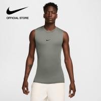 ราคา Nike Dri FIT Mens Pro Trainning Tee Light Army ไนกี้ เสื้อแขนกุดรัดรูปผู้ชาย Pro กองทัพเบา (24677684194)