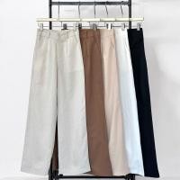 ราคา Atipashop FALLON PANTS กางเกงขายาว เอวสูง ทรงกระบอก ผ้าลินิน ทรงสวย (23863149036)