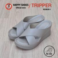 ราคา ทริปเปอร์แท้100 ไซส์ 35 40 ส้น 3 นิ้ว TRIPPER รุ่น RC8835 1 รองเท้าเพื่อสุขภาพ รองเท้าสวมส้นสูง รองเท้าพื้นนุ่ม (22848774174)