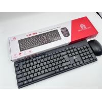 ราคา ชุดคีย์บอร์ดเมาส์ไร้สาย คีย์บอร์ดไร้สายพร้อมเมาส์ Wireless Keyboard Mouse Combo เมาส์ไร้สาย Wireless Mouse คีย์บอร์ด เม้าส์ (24838889375)