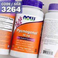 ราคา พิกโนจีนอล Pycnogenol 30 MG 60 MG 150 MG Capsules by NOW FOODS Authentic Made in USA (24901565594)