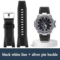 ราคา สายนาฬิกาหนังผ้าใบสำหรับผู้ชาย ขนาด 26MM สำหรับ Casio GST B100 S130 W300GL 400G W330 GST W120L s120 W130L S100 Series อุปกรณ์เสริมนาฬิกา (24762741268)