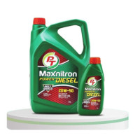 ราคา PT Maxnitron Power Diesel 20W 50 น้ำมันเครื่อง น้ำมันเครื่องเกรดรวม ขนาด 6 ลิตรแถม 1 ลิตร (22840000354)