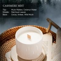 ราคา เทียนหอมไขถั่วเหลือง กลิ่นหอมสไตล์ยุโรป แก้วเซรามิค scented candle aromat essential oil (11054246048)