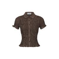 ราคา COPPER BKK Polly Top สินค้าพร้อมส่ง เสื้อแขนสั้น สม๊อคทั้งตัว (24907574880)