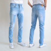 ราคา Mens jeans กางเกงยีนส์ผู้ชาย ยีนส์ผ้ายืด หลายสี กางเกงยีนส์ทรกระบอก ผ้ายีนส์คุณภาพพรีเมื่ยม ผ้าจากญี่ปุ่น ผ้านุ่มมาก ไม่หด go up 747501 (21339341138)