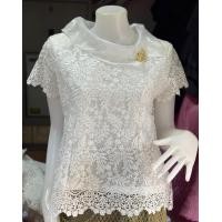 ราคา เสื้อลูกไม้ ผ้าใยบวบ แขนสั้น (25007550873)