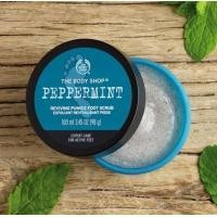 ราคา The Body Shop Peppermint Reviving Pumice Foot Scrub 100ml เจลขัดเท้าที่มีส่วนผสมของหินภูเขาไฟ ช่วยขจัดผิวแห้งกร้านบริเวณฝ่าเท้า ให้คุณเผยผิวเท้าสะอาด นุ่มละมุนและเรียบเนียน พร้อมกลิ่นหอมสดชื่ (6575003