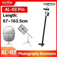 ราคา Ambitful AL 02 Pro 67cm 163 5cm Holder Bracket Swivel Head Reflector Disc Arm Support with Telescopic Boom Arm Top Light Sandbag for Photography Speedlite Mini Flash Strobe (19603397276)