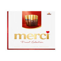 ราคา Happy moment Finest Selction Chocolate Red Package Merci 250g (11776531692)