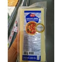 ราคา ecook ฉลากใหม่ เนยแข็ง มอซซาเรลล่า ชนิดก้อน เนยแข็ง ชนิด เนมชีส aro white mozzarella cheese block named cheese 2kg (23927161488)